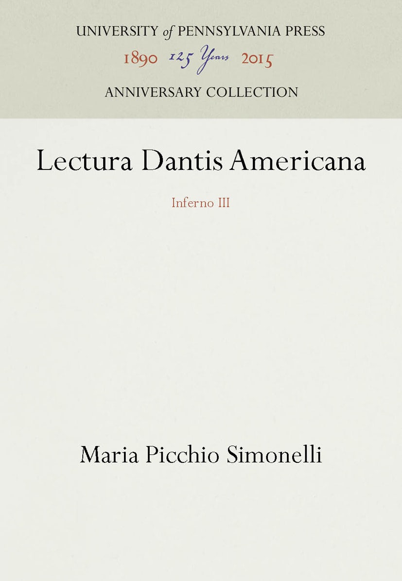 Book cover image for Lectura Dantis Americana ISBN: 9781512806991